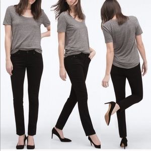 AG  The Stilt-Cigarette Jeans in Black
